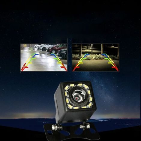Caméra de recul voiture - Vision nocturne LED Étanchéité IP68 - Stationnement et recul - 680P 170° (1/5)