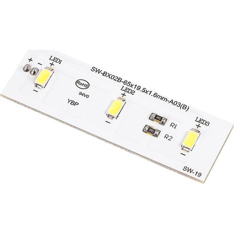 Barre lumineuse LED de remplacement compatible avec réfrigérateur Zbe2350hca Sw-bx02b (1/4)