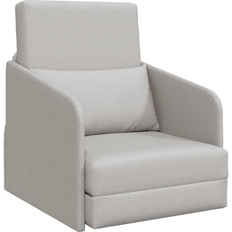 Canapé-lit，Canapé convertible Gris nuage 65 x 80 x 83 cm Velours CFW16188 (1/5)