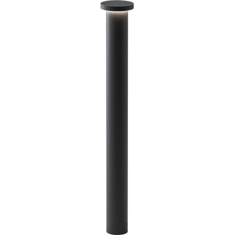 Tiberio Borne LED 10W 3000K IP65 Anthracite - Borne de jardin haute 75cm - Groupe Rossini (1/4)