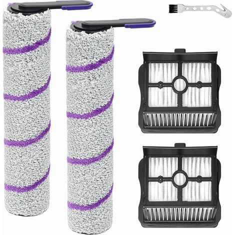Ersatzwalzenbürste für Rowenta X-Clean 10, Zubehör für Narwal S20 Pro Nass- und Trockensauger, 2 Bürstenwalzen + 2 Filter + Reinigungsbürste (1/5)