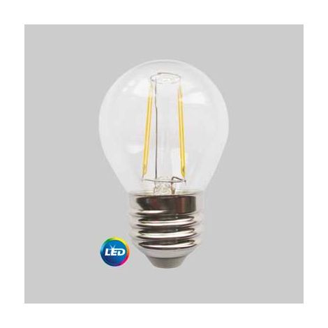 LAMPADA LED A FILAMENTO MOD. 'SFERA' E27 4W - 400Lm - 2700K