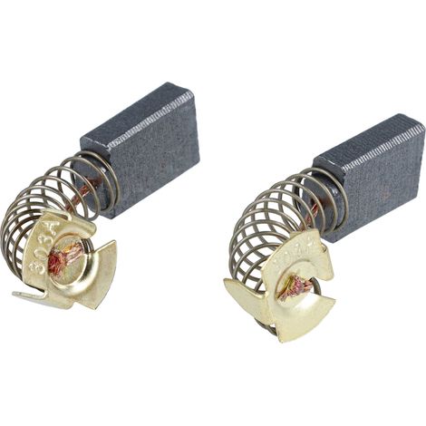 vhbw 2x Carbon Brush Motor Brush 5 x 11 x 17mm Replacement for Makita B-80379, CB-303A for power tool (1/5)