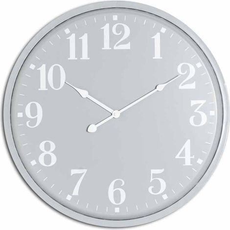 Ashmount Wall Clock - Metal - L4 x W49 x H49 cm - Grey