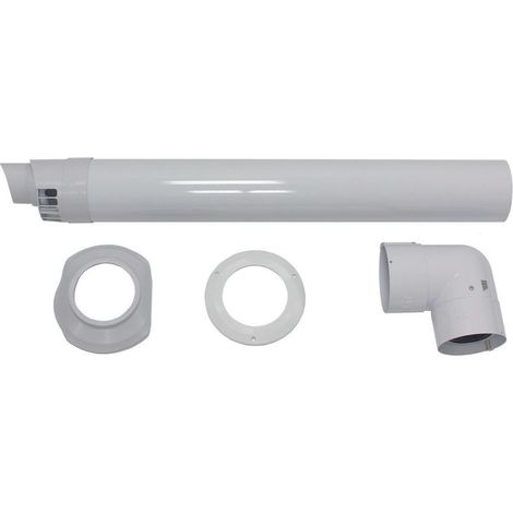Vaillant Passaggio tetto a condensazione orizz. Guida aria/gas di scarico, PP, 80/125mm, 303209