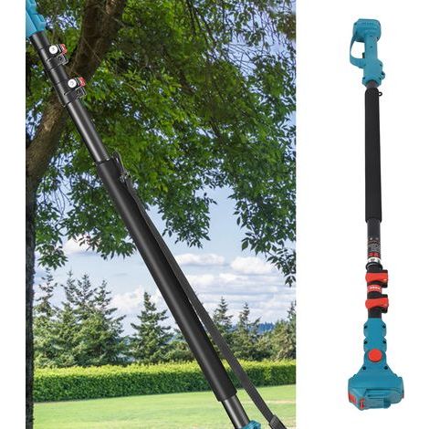 – 2,20 m lange Teleskopstange – Aluminiumschaft – Kompatibel mit den elektrischen Gartenscheren BL1830B und BL1840B – Rutschfester Griff (1/5)