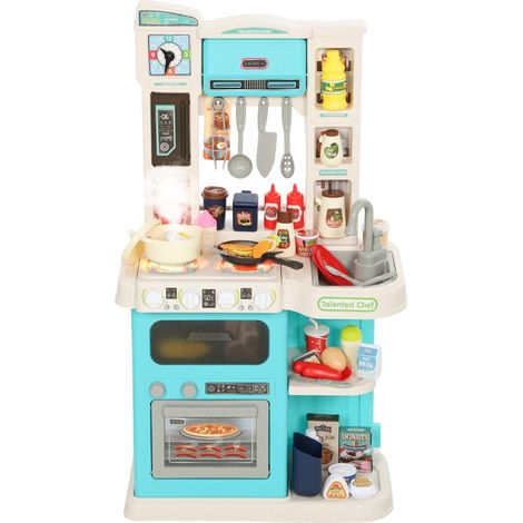92-teiliges Küchenset für Kinder, Wasserhahn, Kunststoff, 3-6 Jahre, Grün (1/5)