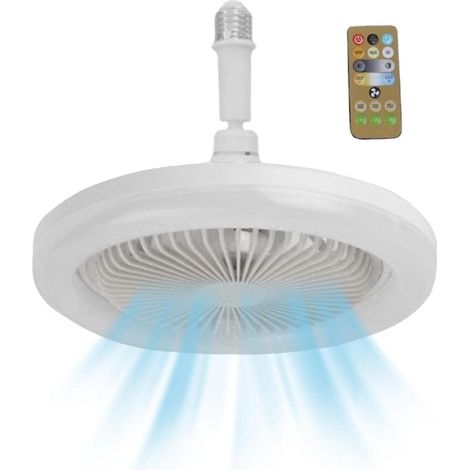 Ensoleille – Leiser Deckenventilator mit dimmbarer LED-Beleuchtung, 30 W – Fernbedienung – 1/2/4-Stunden-Timer – Für Wohnzimmer, Schlafzimmer, Café (1/5)