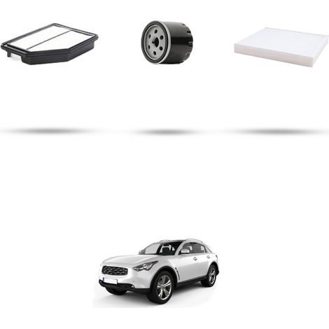Kit tagliando 3 filtri compatibile con Infiniti FX 30d 175kw dal 2010 (1/5)