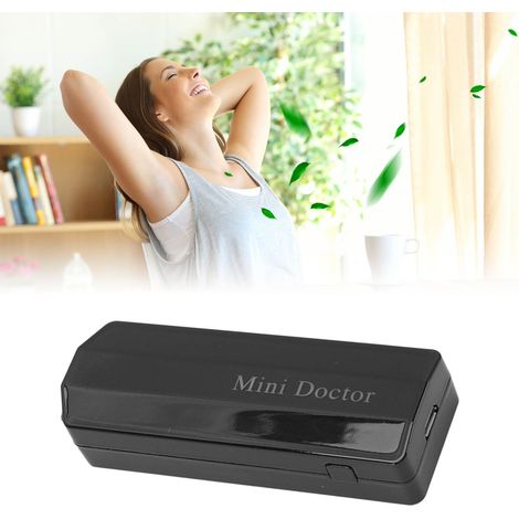 Collier purificateur d'air portable, mini ioniseur à porter en voyage, élimine le pollen, la fumée et la poussière. (1/5)