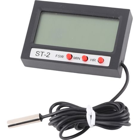 Thermomètre Électronique Précis pour Voiture Affichage Digital Intérieur Extérieur Aquarium Réfrigérateur Température Mesure -KZQ (1/5)
