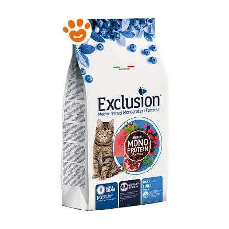 Exclusion Cat Mediterraneo Monoproteico Noble Grain Adult Tonno - Sacco 12 Kg -
