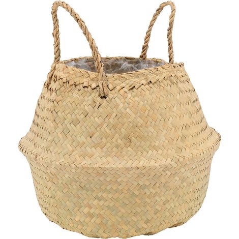 Sac rond en jonc de mer pliant Diamètre 35 cm (1/4)