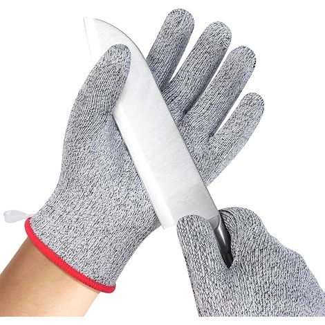 Schnittfeste Handschuhe, schnittfeste Handschuhe der Schutzklasse A5, schnittfeste Handschuhe, schnittfeste Handschuhe, geeignet für den Kontakt mit Lebensmitteln