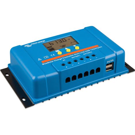 Controlador de carga solar BlueSolar PWM DUO-LCD&USB 12/24V-20A Victron Energy