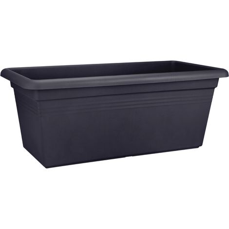 Elho Pflanzkasten Green Basics XXL 80 cm schwarz Blumenkasten