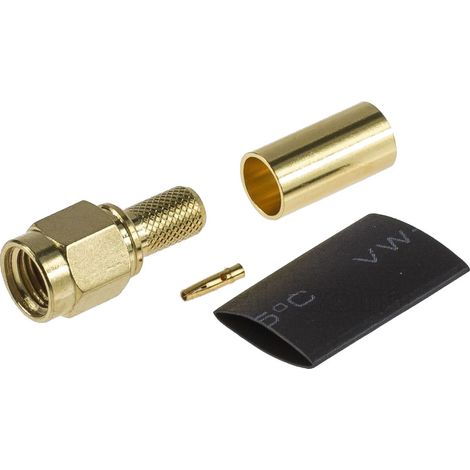Connettore SMA-RP per cavo RG58 (1/2)