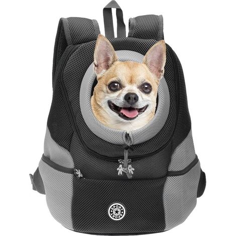 Dog Carrier Backpack – Breathable – Waterproof – For Small Dogs and Cats – Adjustable Carrier Backpack – Padded Shoulder Strap – Ideal for Hiking and Outdoor Activities (1/5)