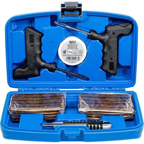 Kit de Réparation de Pneus 54 pcs - Complet et Pratique - Réparation Rapide et Durable, Caoutchouc - D-Work (1/5)