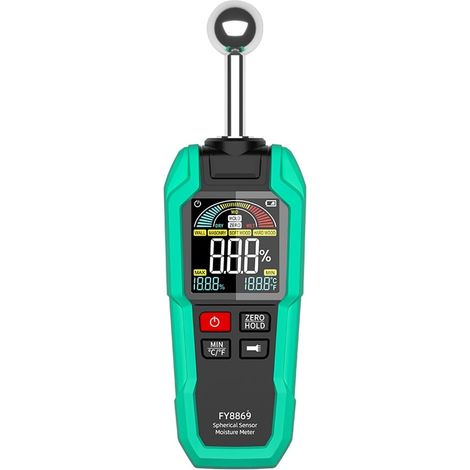 Humidimètre numérique for Bois, Plage d'humidité de 0 à 100% HR, testeur d'humidité du Bois, Enregistrement de l'humidité, détection Automatique, détecteur d'humidité du Bois (1/5)
