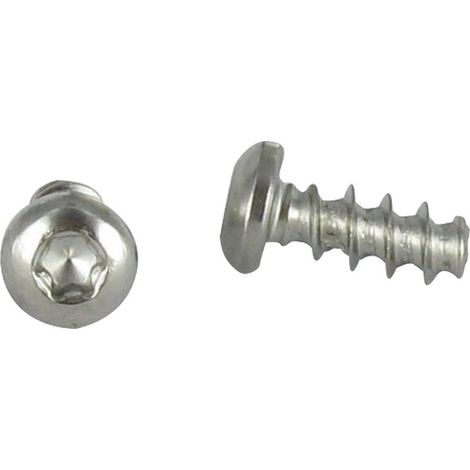 Vis PVC Tête cylindrique large TCL 5X12 TORX T20 Inox A2 Diamètre de tête: 9.5-1 piece