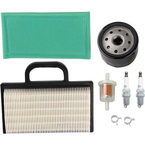 Hippotech 698754 273638 Filtro aria 691035 Filtro carburante 696854 Filtro olio Candela per tosaerba Briggs Intek Extended Life Series V-Twin 18-26 HP (1/5)