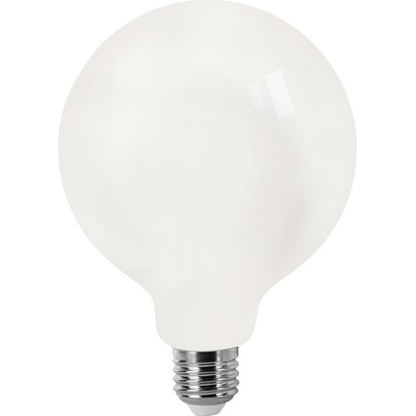 Lampadina led Matel filamento e27 g125 4w opale caldo