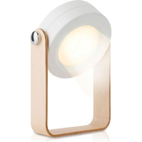 Lampe veilleuse - AVIZAR - Modèle Zen - Dorée - Rechargeable USB - 3 intensités lumineuses (1/4)