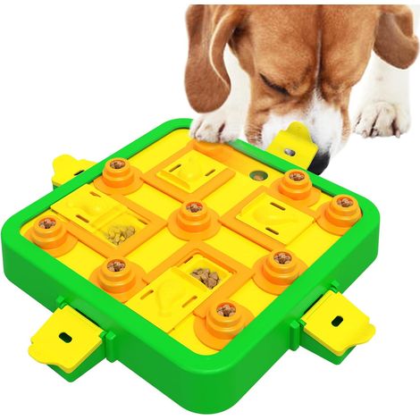 Jouet pour Chien Intelligence, Jeux Intelligence Chien Jouet Chien Occupation Convient aux Grands/Moyens/Petits Chiens-Niveau 3 (Avancé) (1/5)