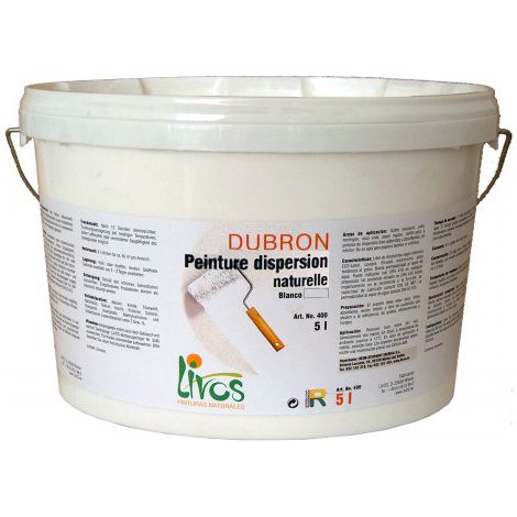 Peinture mate blanche 1L pour murs et plafonds – Rendement 8m² – Sans COV – Écologique sans émanations nocives – Livos - 1L-blanc-Peinture (1/2)