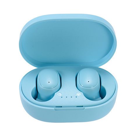 A6S/E6S Kabellose Bluetooth-Kopfhörer, Mini Smart Noise Cancelling, HiFi-Klangqualität, Gehäuse in Macaron-Matt-Optik – A6S – Blau (1/3)