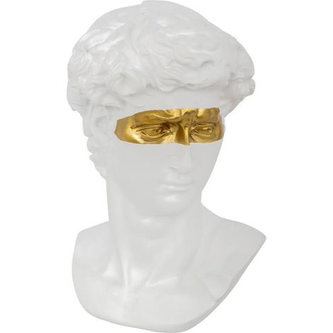 Statuette Déco "Tête de David" 24cm Blanc (1/3)