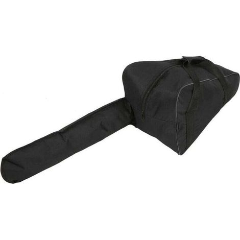 Sacoche de transport pour tronçonneuse Sac portable robuste en tissu imperméable pour bûcheron(Noir) (1/4)