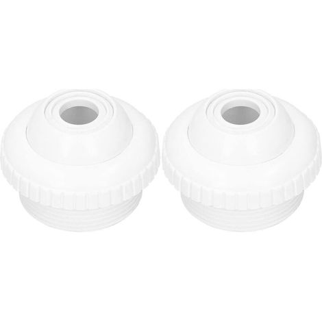 2 Buses de Retour de Piscine, Buses de Sortie avec Ouverture de 1,5" Accessoires de Piscine Buses Filetées Mâles pour Piscines