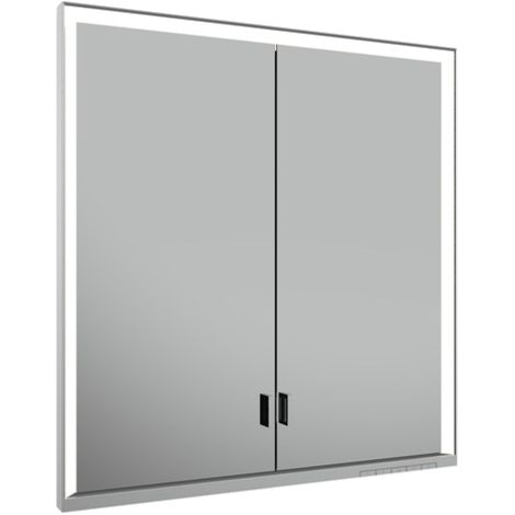 KEUCO Royal Lumos armario con espejo de pared 2 puertas, puerta