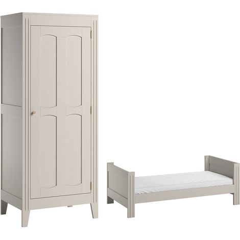 Kinderbett 70x140 und Kleiderschrank 1 Tür Vox Milenne Kaschmir (1/5)