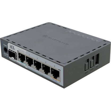 Mikrotik E60iUGS hEX Router 5xGbE PoE-I/O 1x2.5SFP