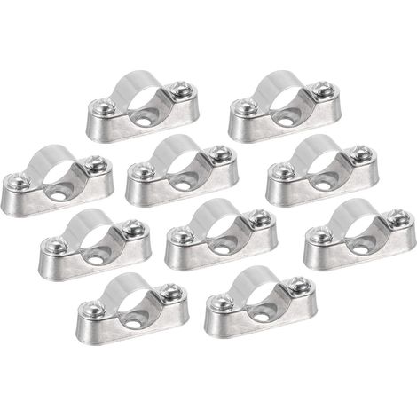 Pipe Brackets For 16mm Tube Ceiling Wall Mount Rigid Metal Tube Clamps PVC (1/5)