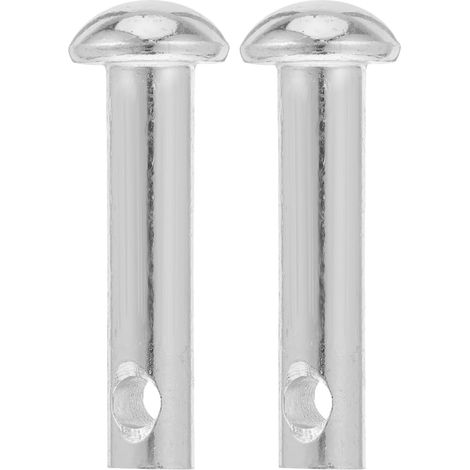 Lot de 2 boulons de rechange en métal pour fauteuil suspendu - 16 x 80 mm - Pour balançoire de véranda et panier suspendu - Fixation durable pour meubles de terrasse (1/5)