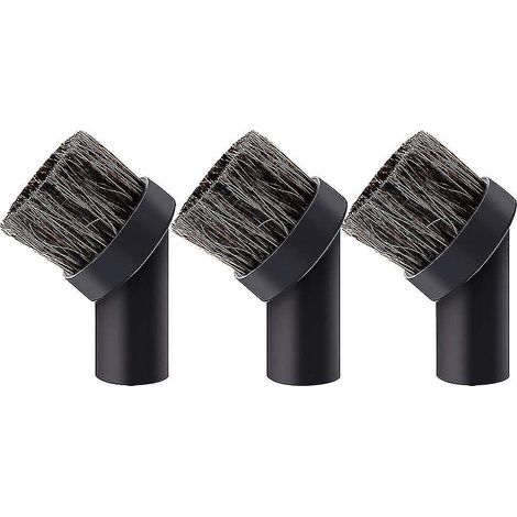 3-teiliges Staubsauger-Aufsatzset mit Staubbürste, Innendurchmesser 32 mm