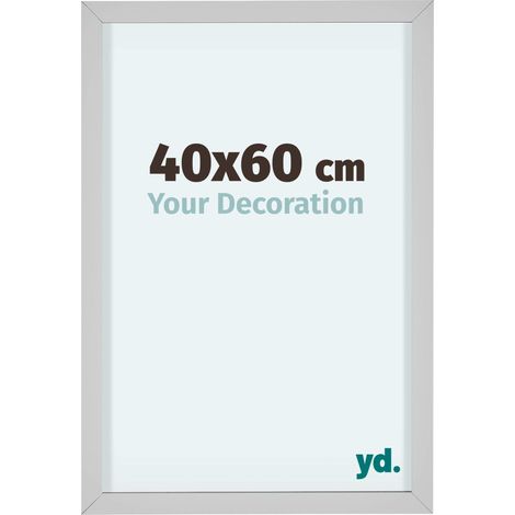 yd. - Cadre photo 40x60 - Blanc - Aluminium - Virginia (1/5)