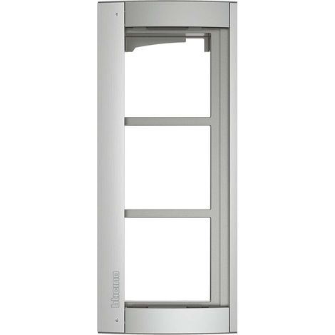 Legrand (SEKO) Rahmen u. Modulträger Allmetal, 3 Module 350231