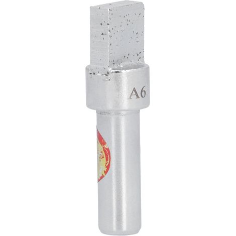 Raschiatore per mola diamantata A6, punta Toivize sudafricana, acciaio al tungsteno, saldatura a bassa temperatura per rettificatrice CNC (1/5)