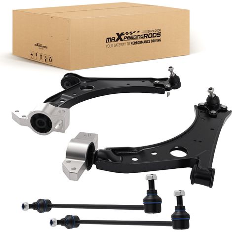 FRONT LOWER WISHBONES CONTROL ARM FOR AUDI A3 8P SEAT ALTEA VW GOLF 5 6 SCIROCCO (1/5)