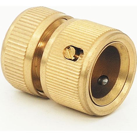 Raccord rapide en cuivre à 4 points pour tuyau d'arrosage domestique, type embout, pour pistolet à eau. Accessoires inclus. (1/4)