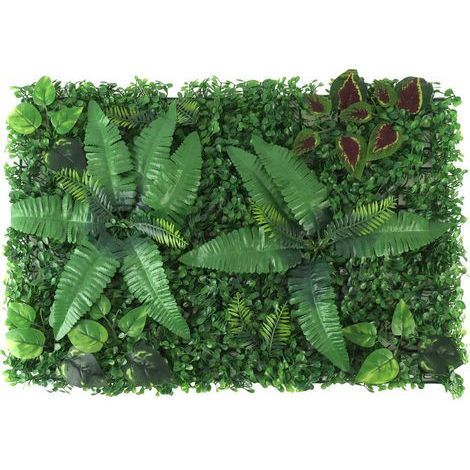 Artificial plants, grass wall panel, background greenery for indoor and outdoor decoration, Type 3 (1/5)