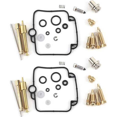 Kit di riparazione carburatore per Suzuki GS500E – 2 set completi con guarnizioni e componenti di tenuta