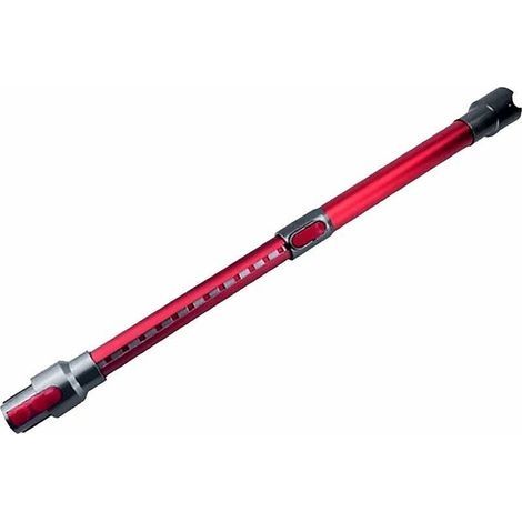 Tube Télescopique compatible pour Dyson V11 V10 V8 V7 Tube Rallonge en Aluminium Baguette Extensible 45 cm70 cm (rouge) (1/5)