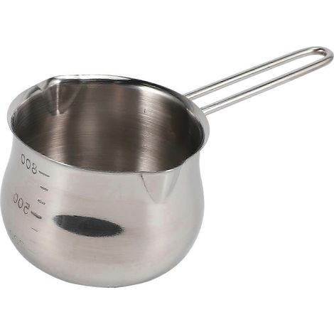 Poêle antiadhésive, casserole à lait, casserole à beurre et chocolat fondu, chauffe-plat, petite casserole, pot à fromage avec bec verseur (1/5)