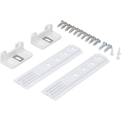 1 Kit De Montage Universel, Rails Et Charnière, Pour Réfrigérateur Encastrable Liebherr Miele Smeg